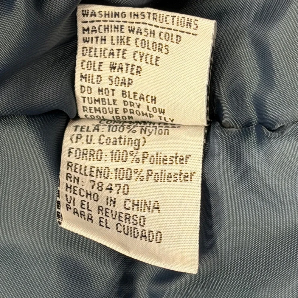 Lift Ticket Toma Mens Large Blue Colorblock P.U. Coated Insulated Ski Jacket